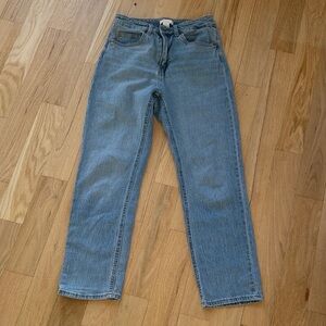 H&M straight leg denim.  Size 6 ankle cut